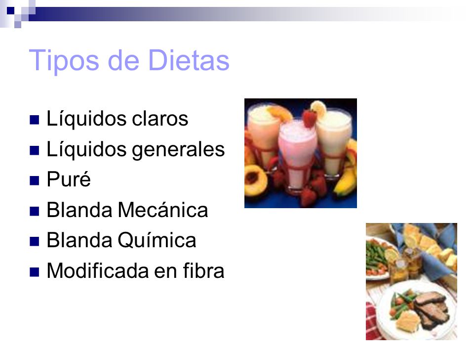 Dieta liquidos claros alimentos permitidos